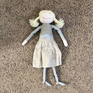 Handmade Doll with Braided Hair